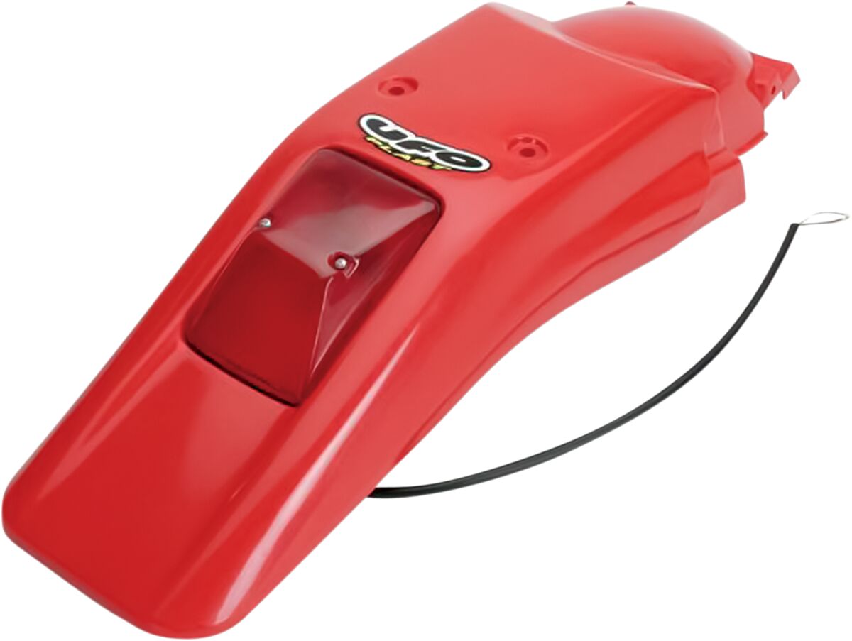 UFO ENDURO REAR FENDER W/ STOP-TAILLIGHT HONDA XR250/400R XR-RED HO03611#069