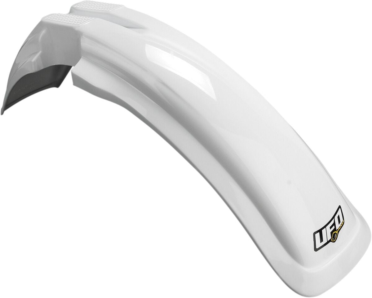 UFO UNIVERSAL FRONT FENDER MX/ENDURO 125-250-500 WHITE PA01013#041