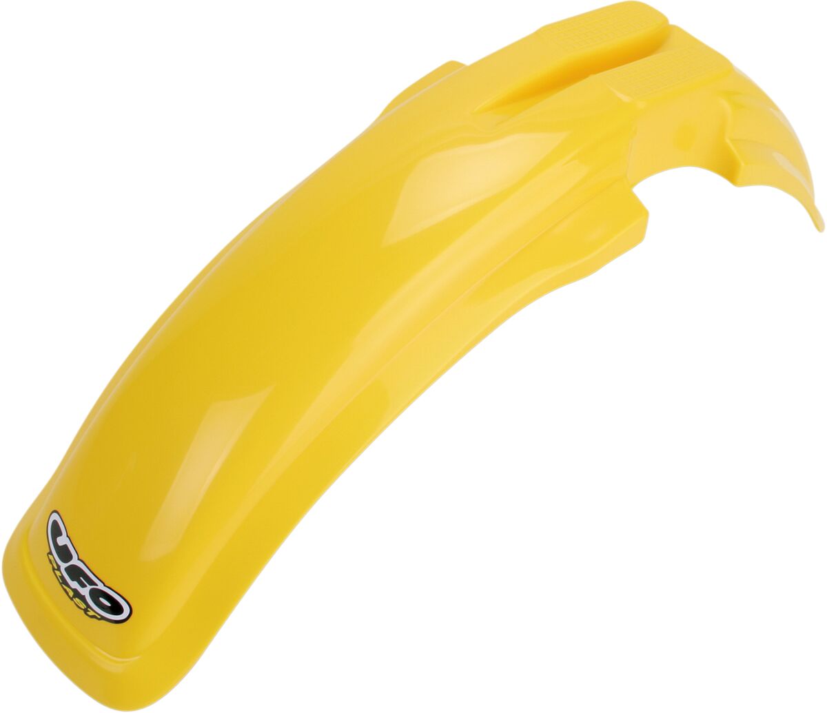 UFO UNIVERSAL FRONT FENDER MX/ENDURO 125-250-500 RM-YELLOW PA01013@101
