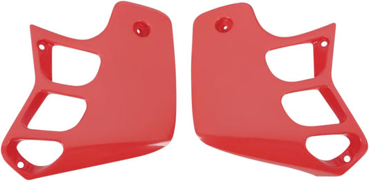 UFO RADIATOR COVERS HONDA CR125/250 UFO-RED HO02610#061