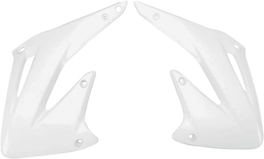 UFO RADIATOR COVERS HONDA CRF450R WHITE HO03693#041