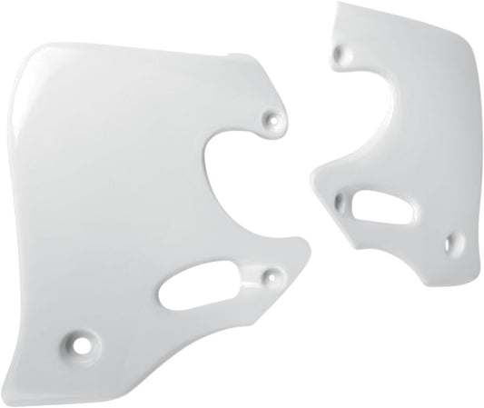 UFO RADIATOR COVERS HONDA CR125/250 WHITE HO02653#041
