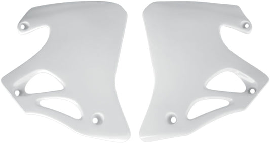 UFO RADIATOR COVERS HONDA CR125/250 WHITE HO02672#041