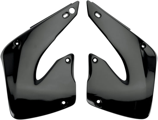 UFO RADIATOR COVERS HONDA CR125/250 BLACK HO03664#001