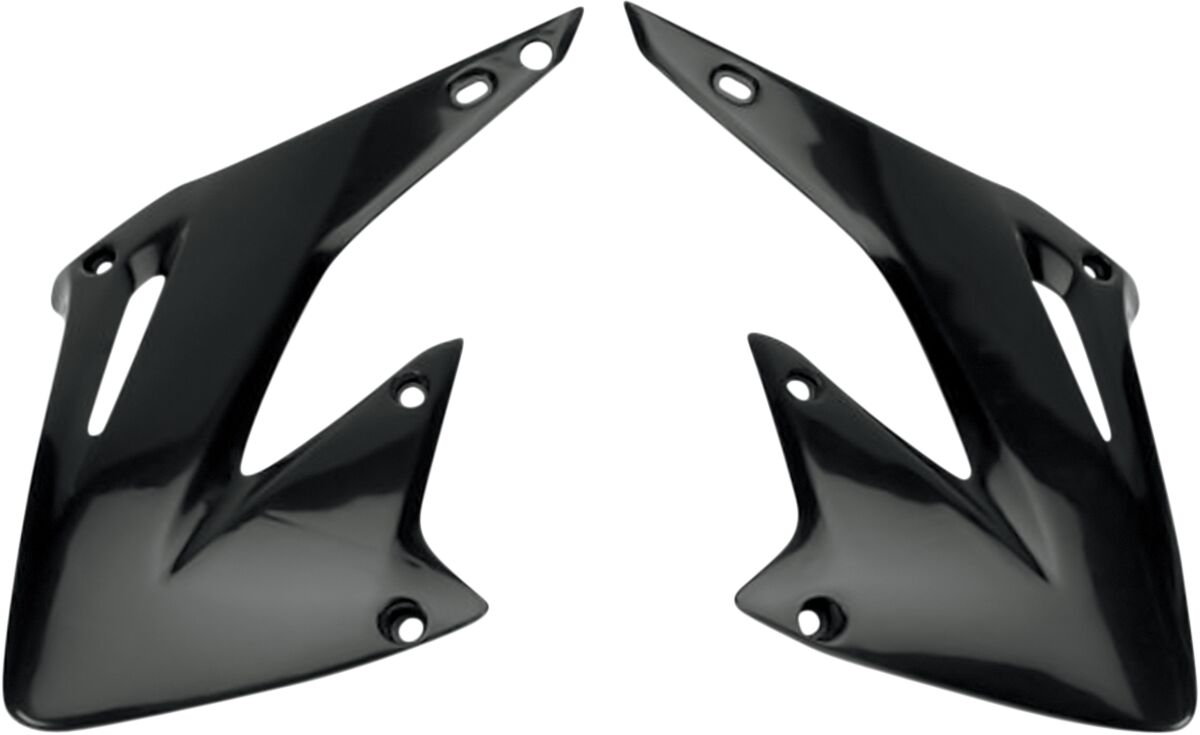 UFO RADIATOR COVERS HONDA CR125/250 BLACK HO03689#001