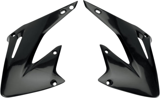 UFO RADIATOR COVERS HONDA CR125/250 BLACK HO03689#001