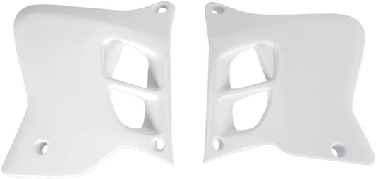UFO RADIATOR COVERS YAMAHA YZ125/250 WHITE YA02856#046