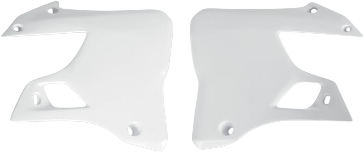 UFO RADIATOR COVERS YAMAHA YZ125/250 WHITE YA02898#046