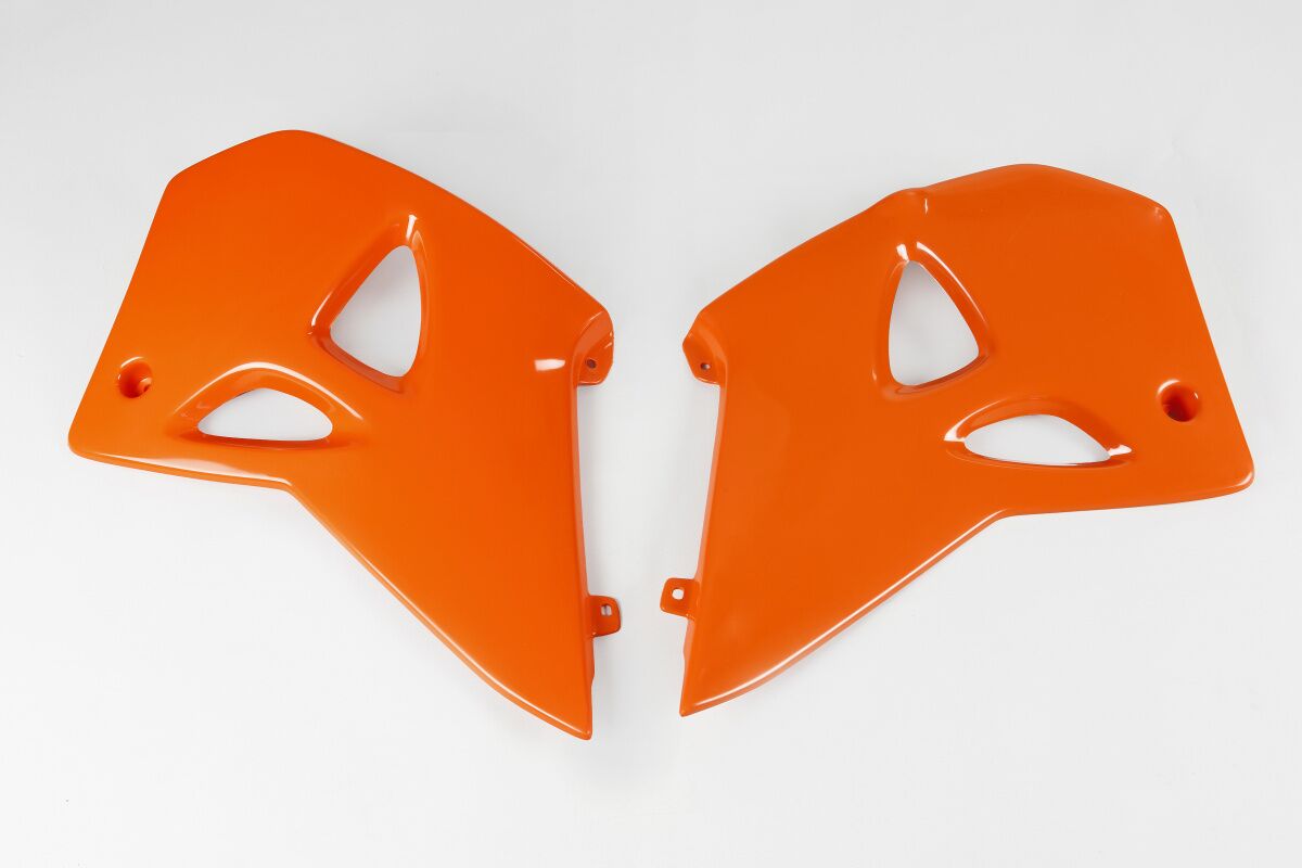 UFO RADIATOR COVERS KTM EXC/SX (96-99) ORANGE KT03044#127