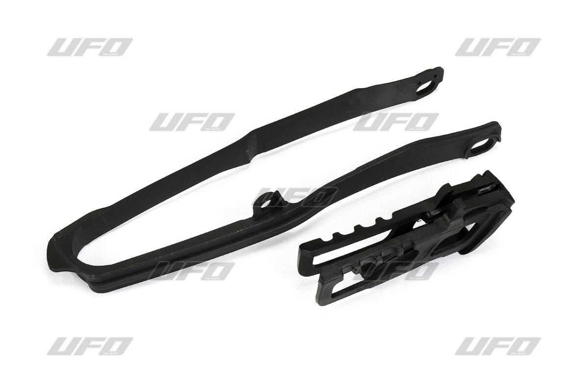 UFO CHAIN GUIDE & SLIDER KIT HONDA CRF BLACK HO04690@001