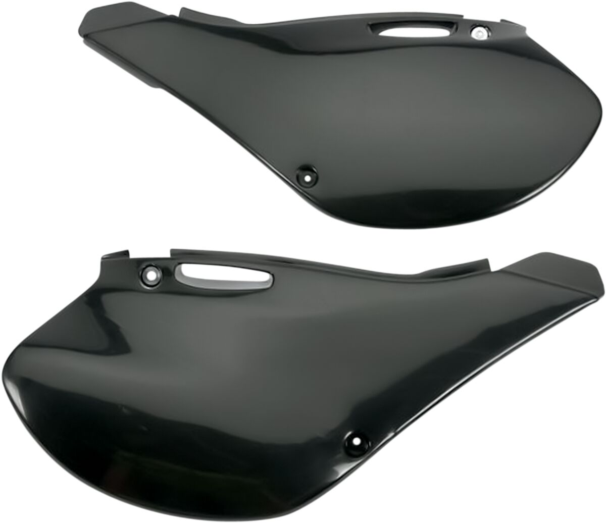 UFO SIDE PANELS KAWASAKI KX125/250 BLACK KA03721#001