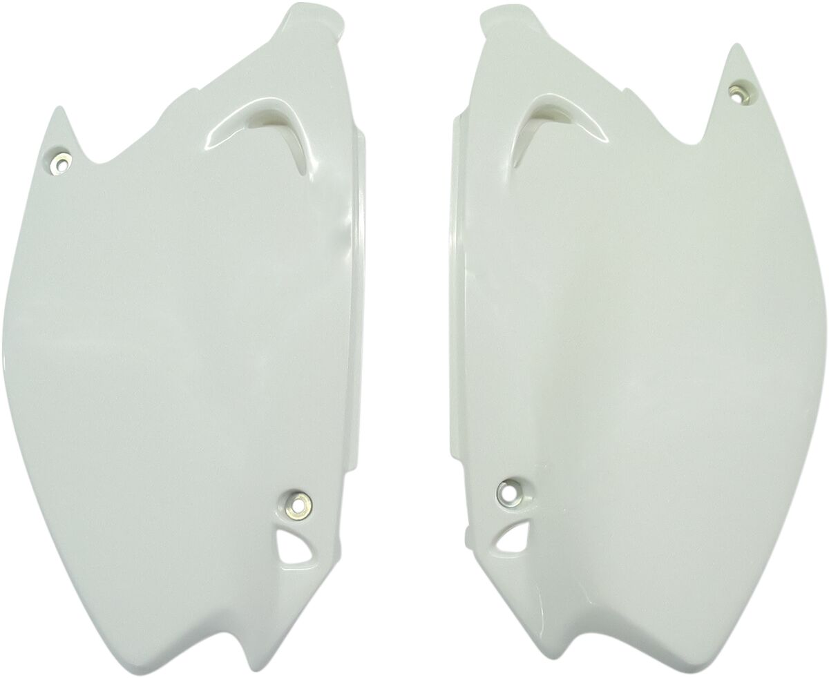 UFO SIDE PANELS KAWASAKI KX125/250 WHITE KA03739#047