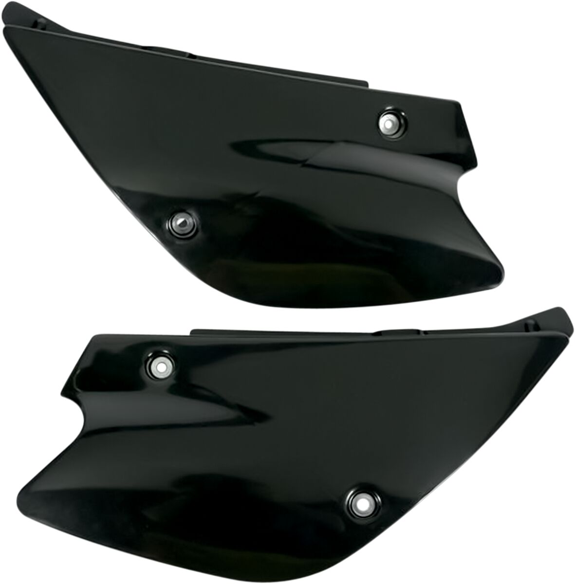 UFO SIDE PANELS KAWASAKI KX85 BLACK KA03714#001
