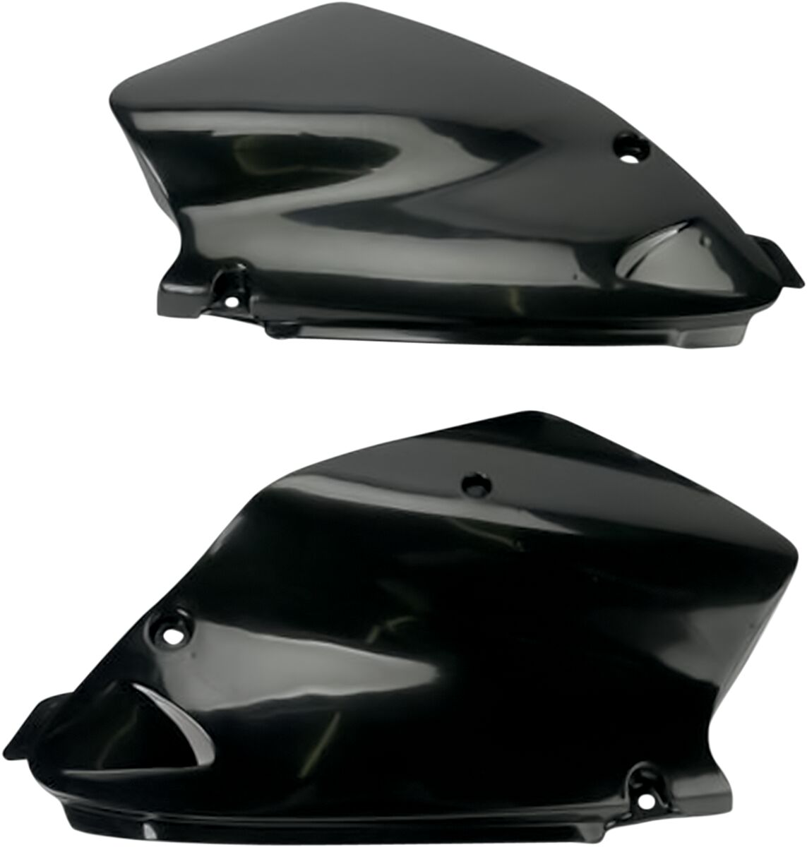 UFO SIDE PANELS YAMAHA YZ125/250 BLACK YA02899#001