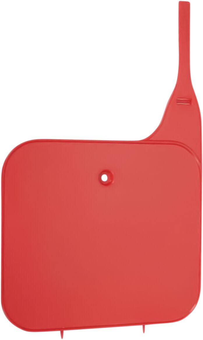 UFO FRONT NUMBER PLATE HONDA CR125/250/500 UFO-RED HO02607#061