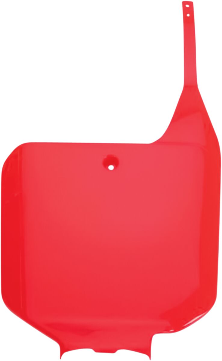 UFO FRONT NUMBER PLATE HONDA CR125/250/500 CR-RED HO02674#067