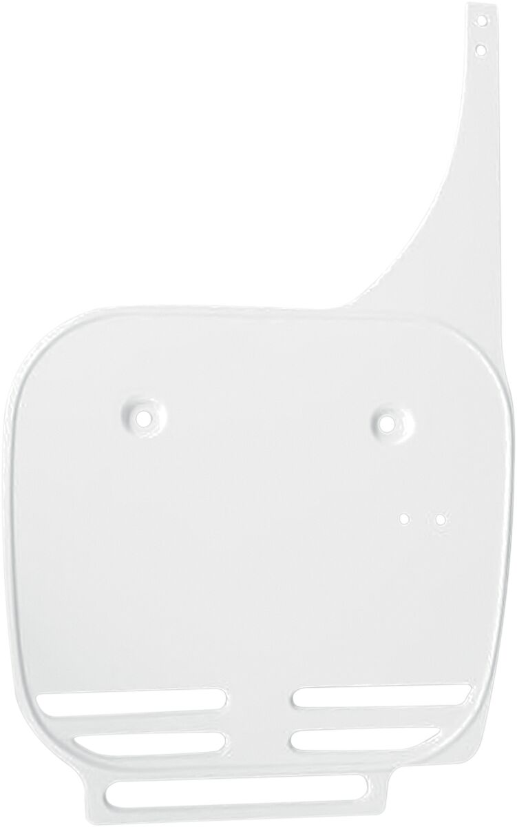UFO FRONT NUMBER PLATE KAWASAKI KX60 WHITE KA02742@047