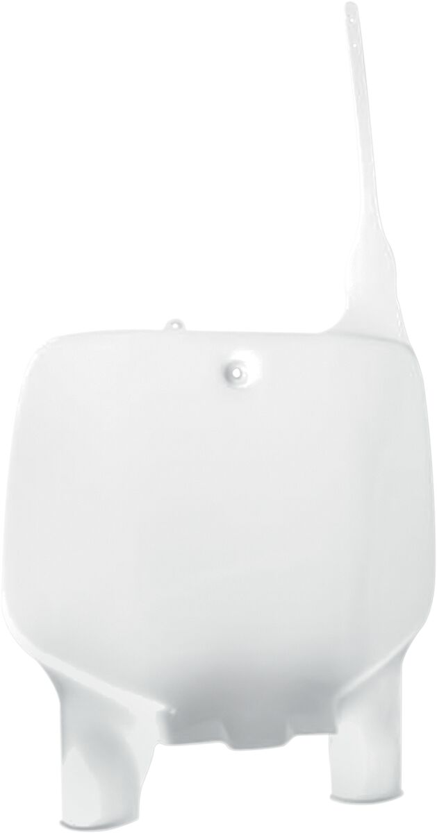 UFO FRONT NUMBER PLATE KAWASAKI KX125/250/500 WHITE KA03701#047