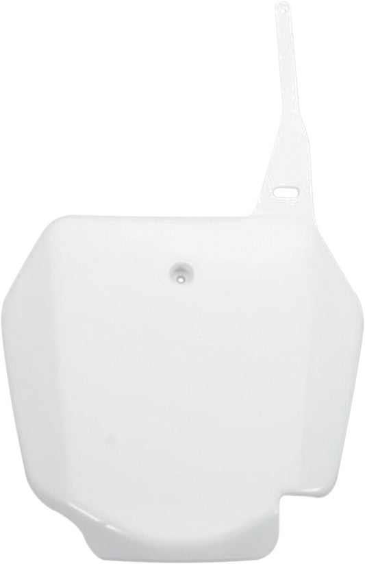 UFO FRONT NUMBER PLATE SUZUKI RM85 WHITE SU03968#041
