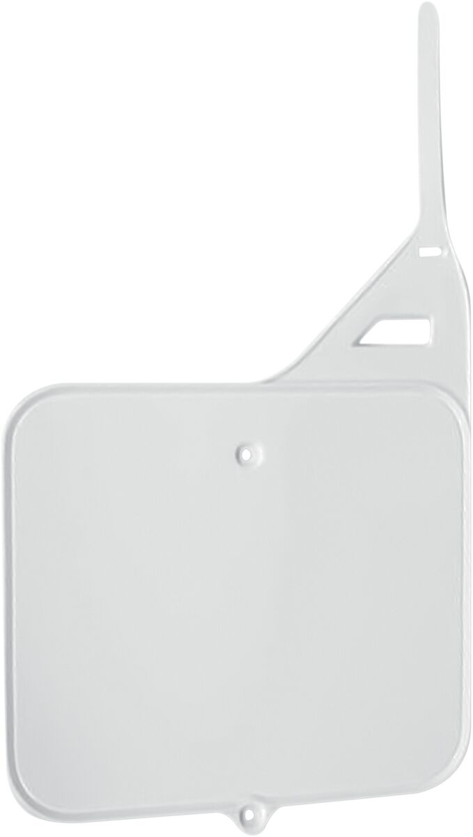 UFO FRONT NUMBER PLATE SUZUKI RM125/250 WHITE SU02910#041