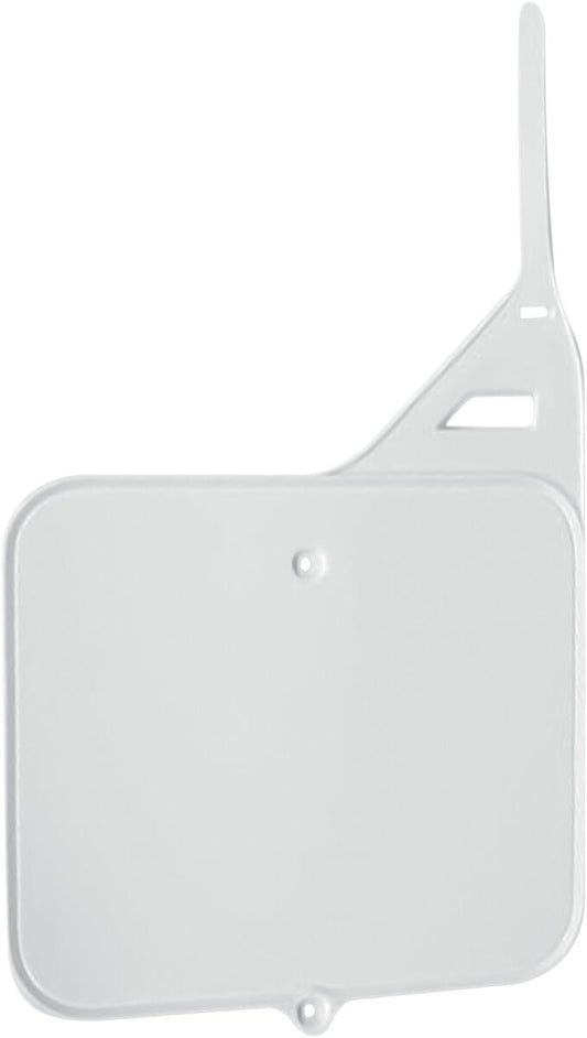 UFO FRONT NUMBER PLATE SUZUKI RM125/250 WHITE SU02910#041