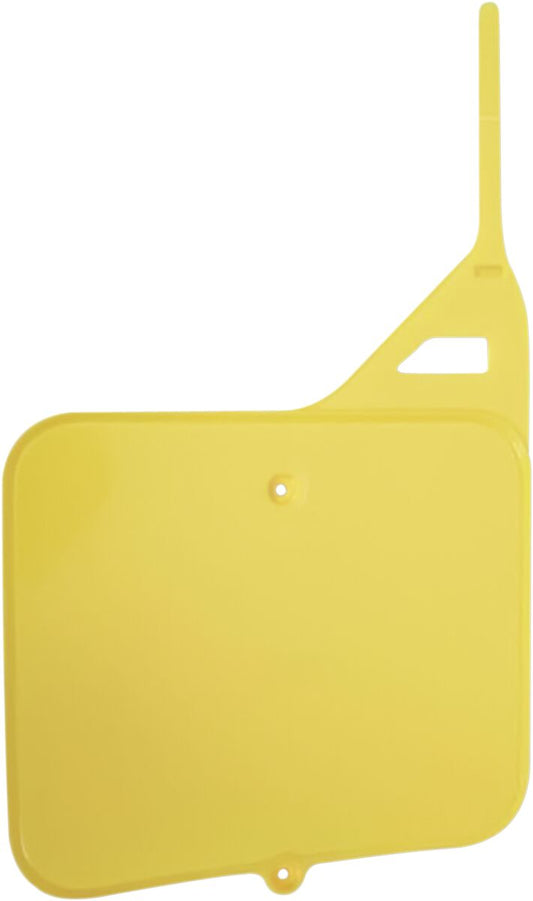 UFO FRONT NUMBER PLATE SUZUKI RM125/250 RM-YELLOW SU02910#101