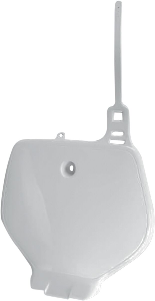 UFO FRONT NUMBER PLATE YAMAHA YZ/YZF/WRF WHITE YA02853#046