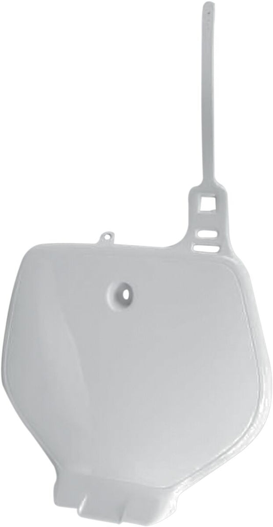 UFO FRONT NUMBER PLATE YAMAHA YZ/YZF/WRF WHITE YA02853#046
