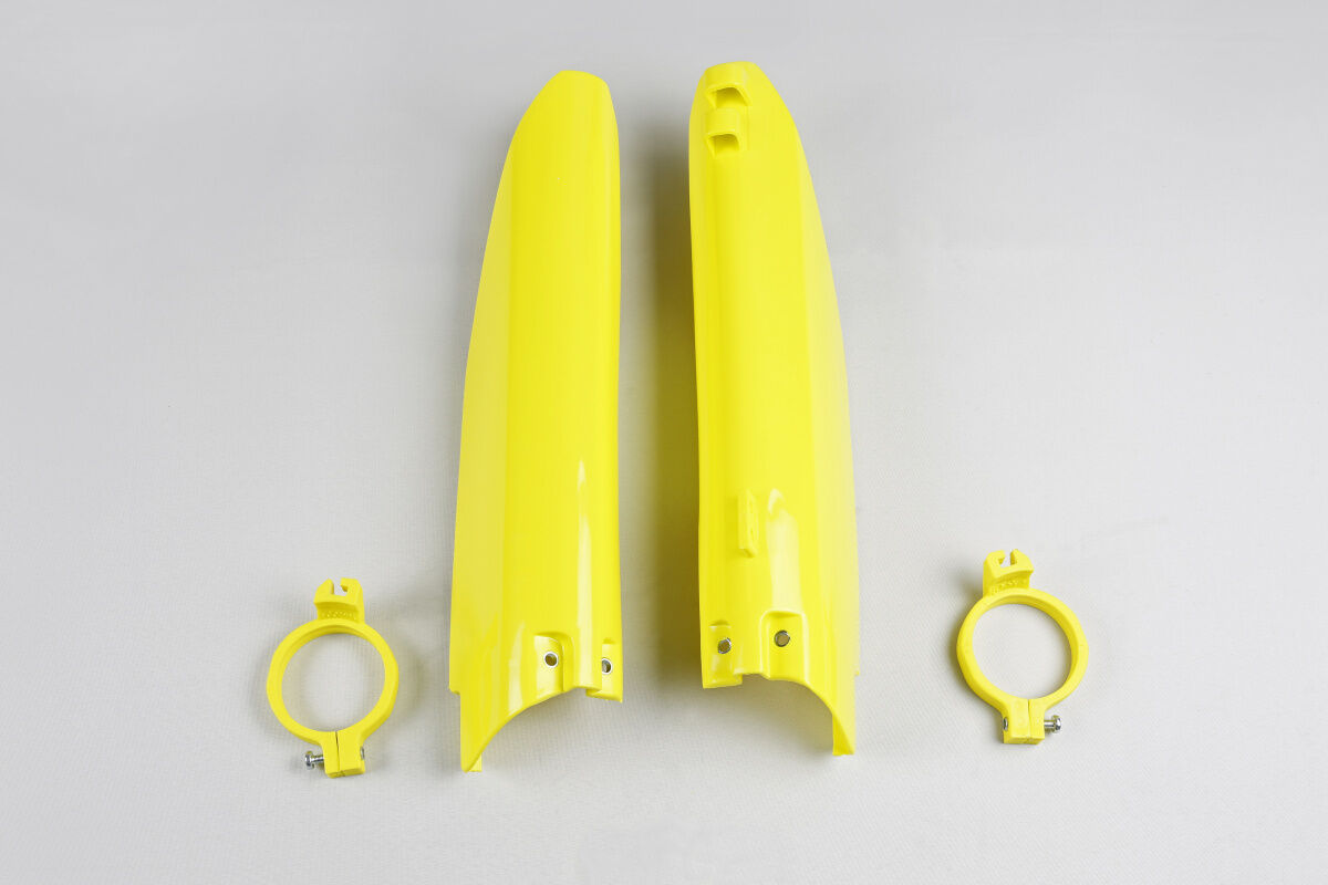 UFO FORK SLIDER PROTECTORS SUZUKI RM125/250 RM-YELLOW SU03905@102