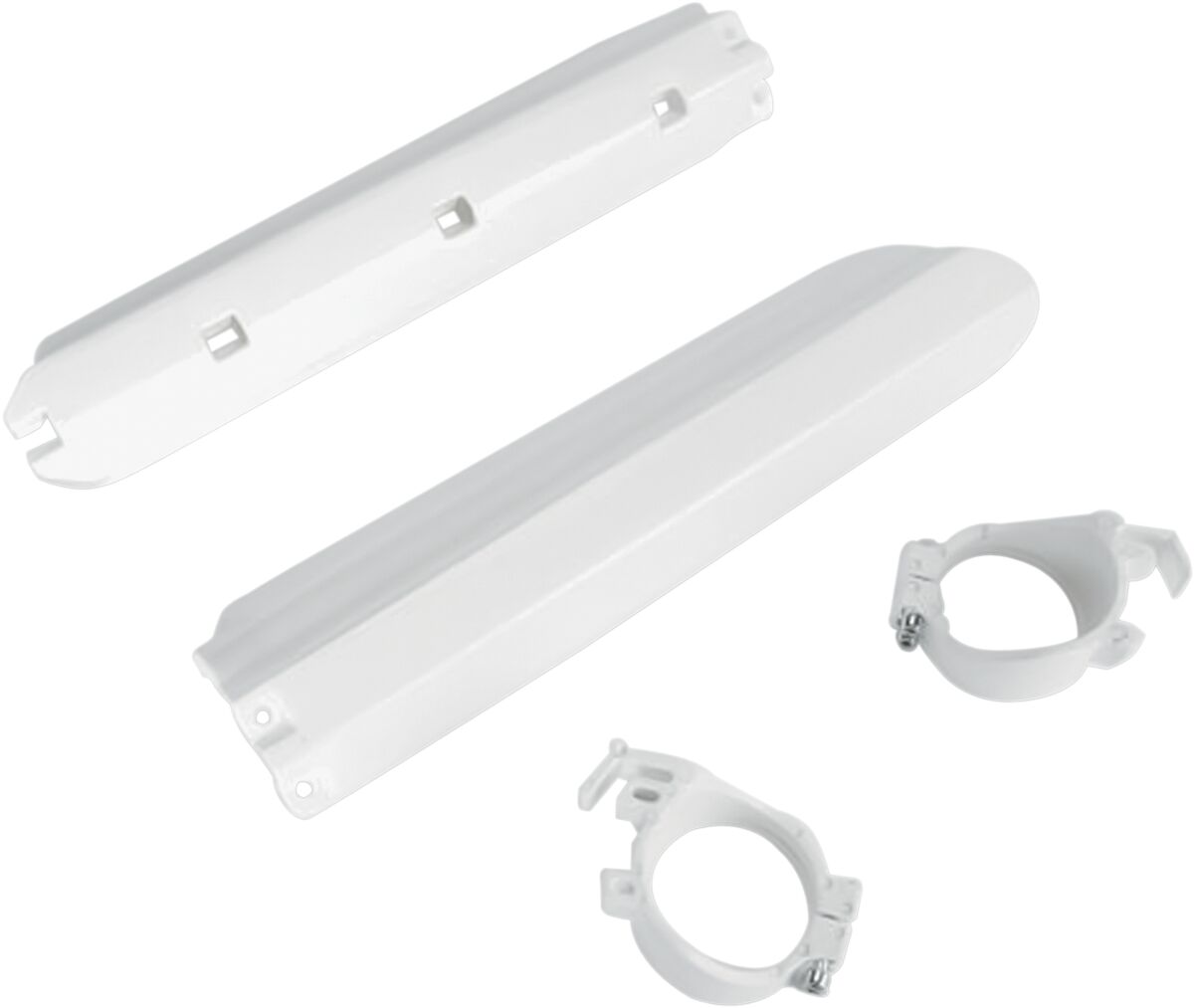 UFO FORK SLIDER PROTECTORS YAMAHA YZ125/250 WHITE YA02838#046