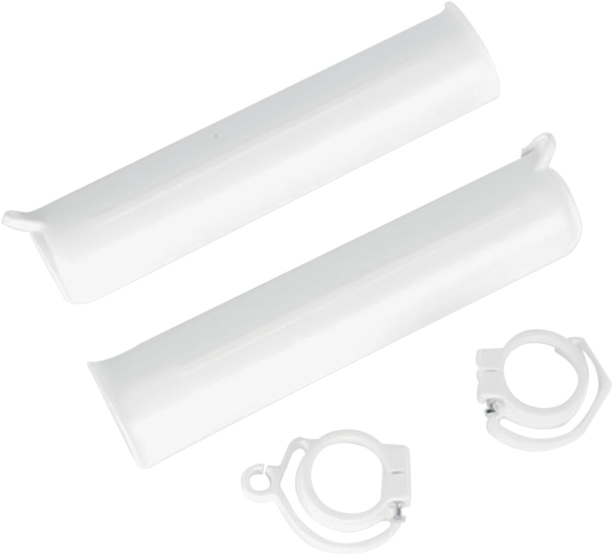 UFO FORK SLIDER PROTECTORS KTM 125-600 W/WP-FORKS (90-92) WHITE KT03011#047