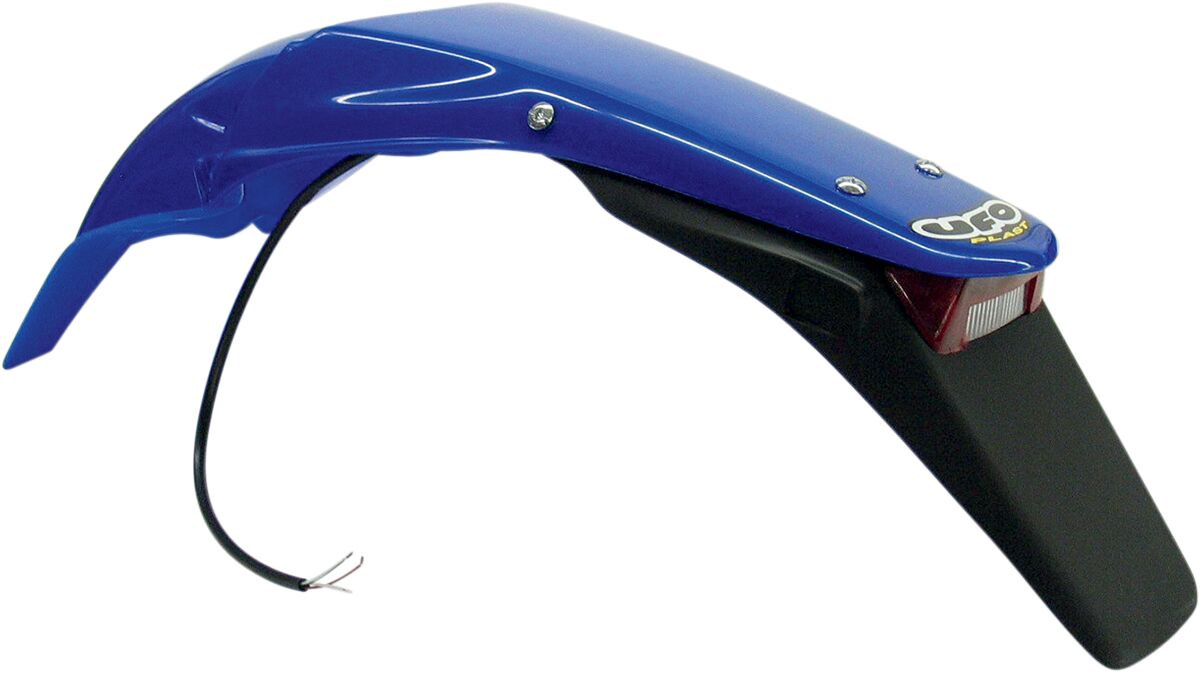 UFO ENDURO REAR FENDER W/ STOP-TAILLIGHT YAMAHA WR250/450F REFELX-BLUE YA03868#089