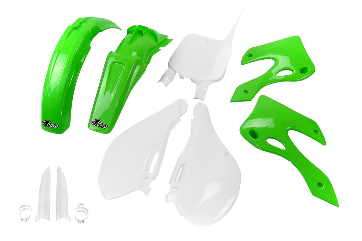 UFO COMPLETE BODY KIT KAWASAKI KX125/250 OEM-COLOR KAKIT200F@999