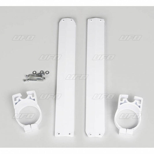 UFO FORK SLIDER PROTECTORS YAMAHA YZ125/250/360 WHITE YA02821#046