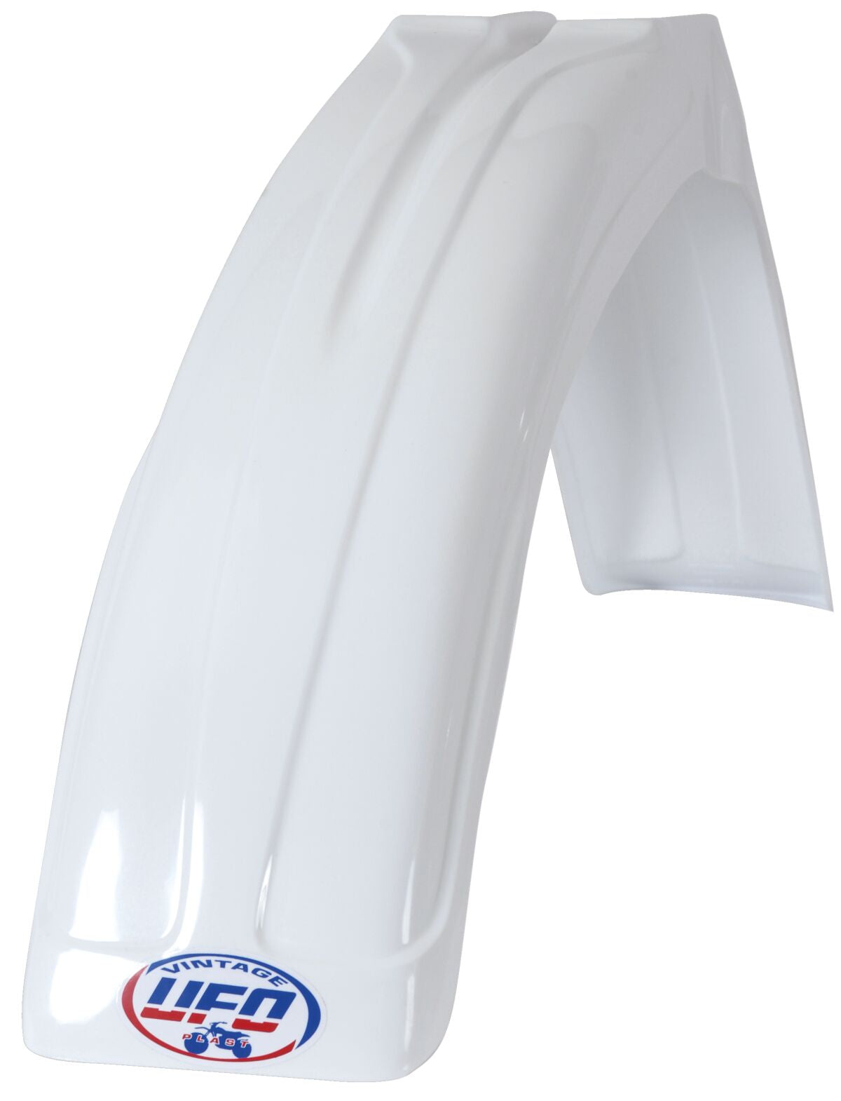 UFO VINTAGE UNI FRONT FENDER MX/ENDURO WHITE ME08007#W