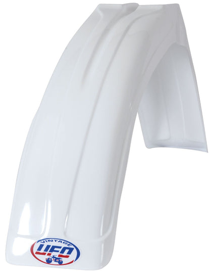 UFO VINTAGE UNI FRONT FENDER MX/ENDURO WHITE ME08007#W