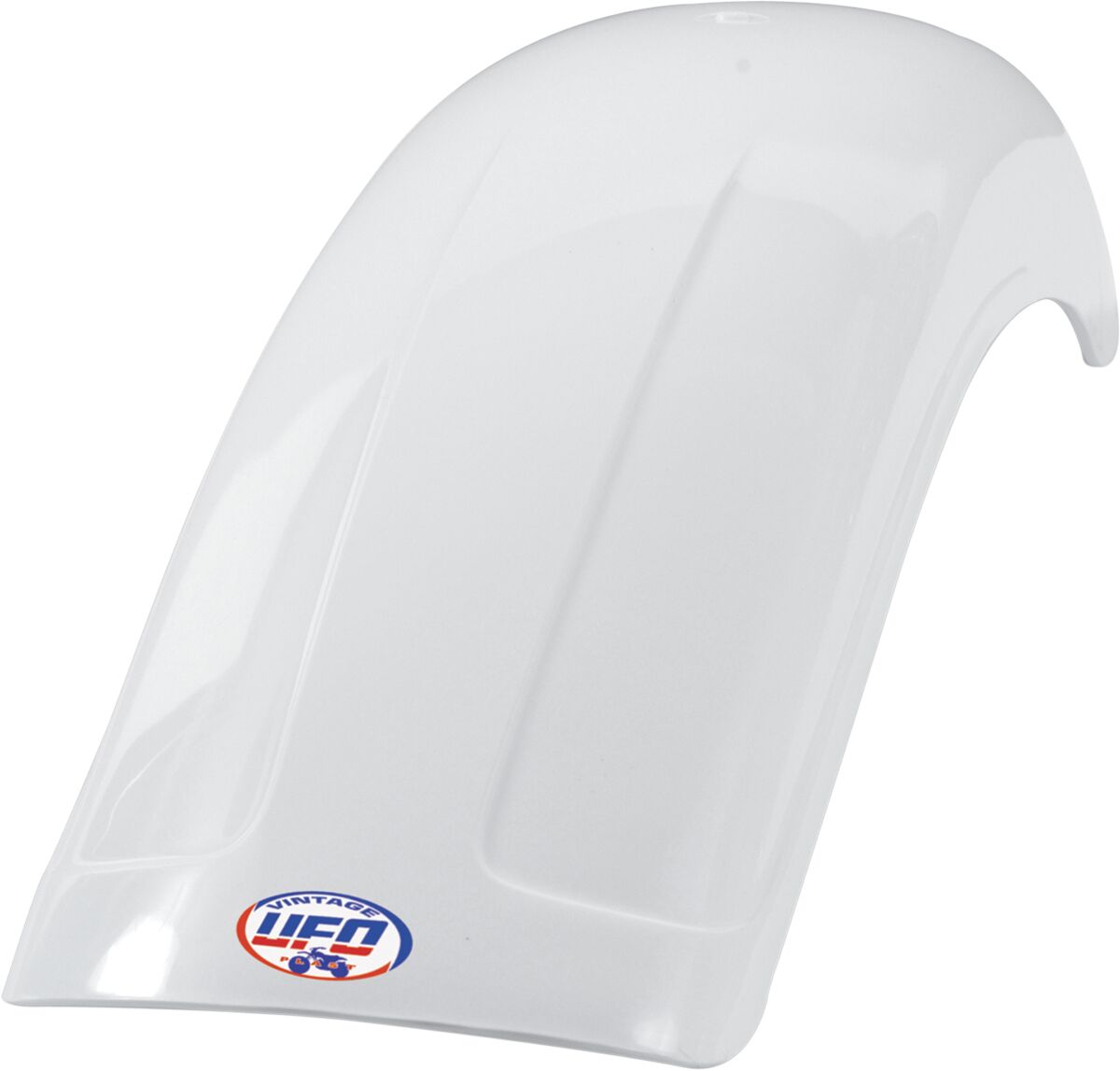UFO VINTAGE UNI REAR FENDER CROSS MEDIUM (75-83) WHITE ME08023#W