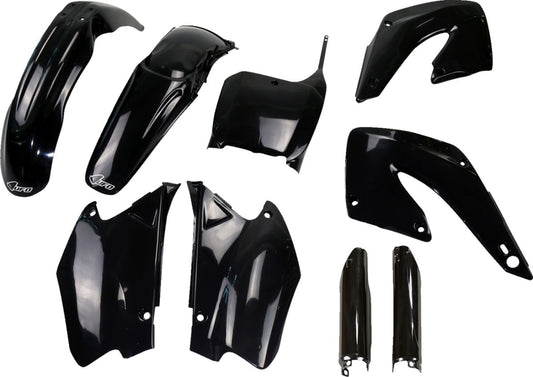 UFO COMPLETE BODY KIT HONDA CR125/250 BLACK HOKIT100F@001