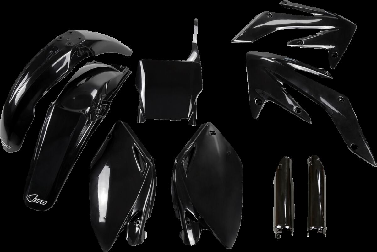 UFO COMPLETE BODY KIT HONDA CRF250R BLACK HOKIT104F@001