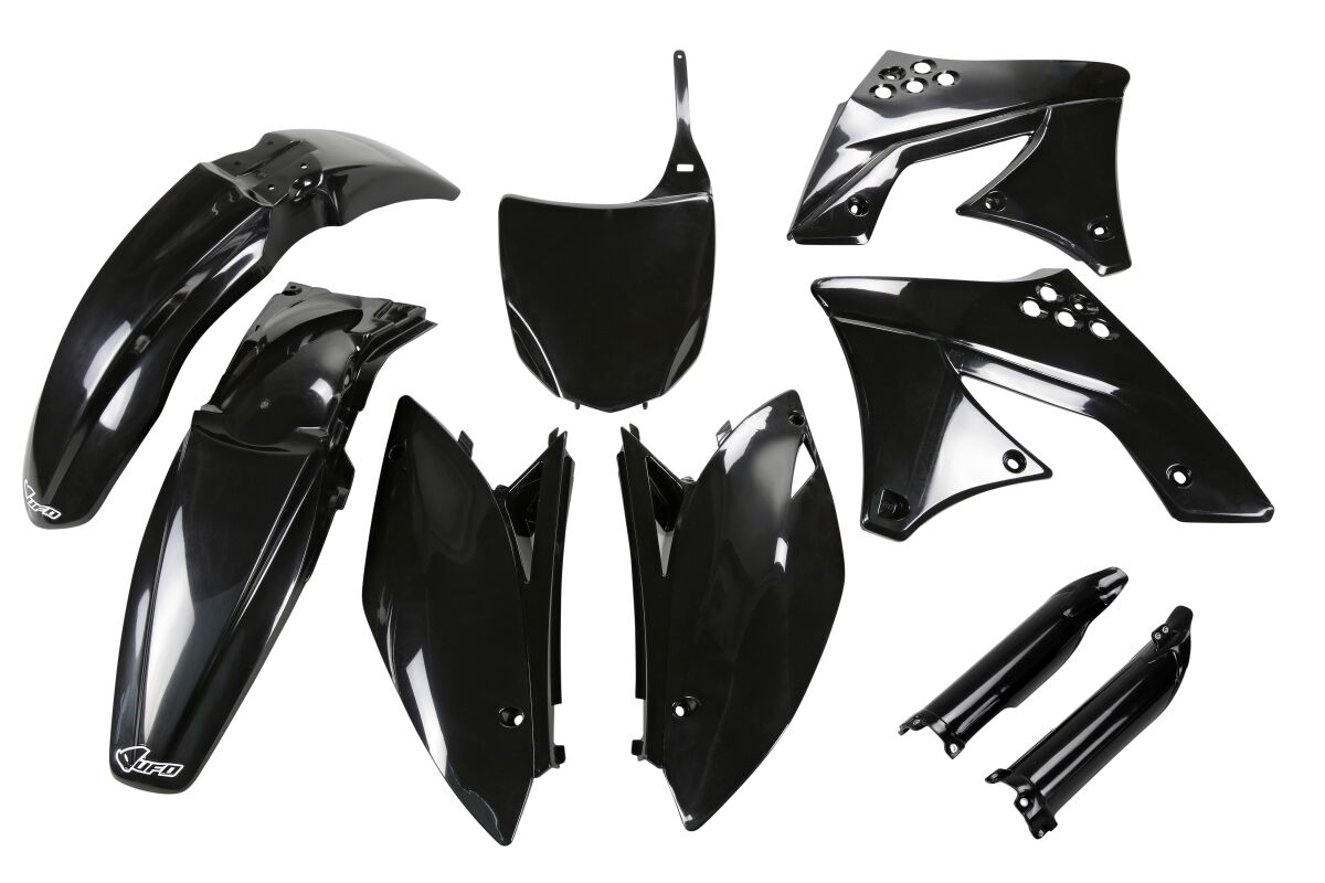UFO COMPLETE BODY KIT KAWASAKI KXF250 BLACK KAKIT212F@001