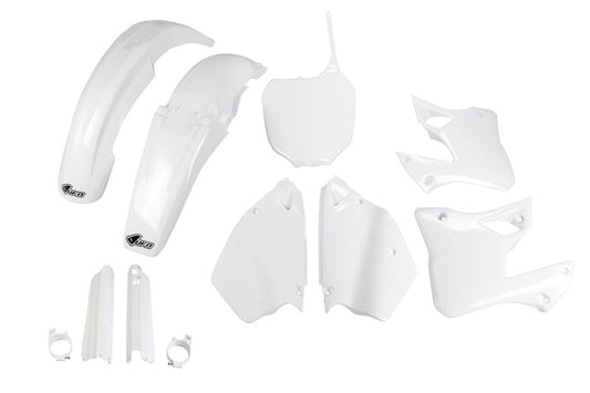 UFO COMPLETE BODY KIT YAMAHA YZ125/250 WHITE YAKIT300F@046