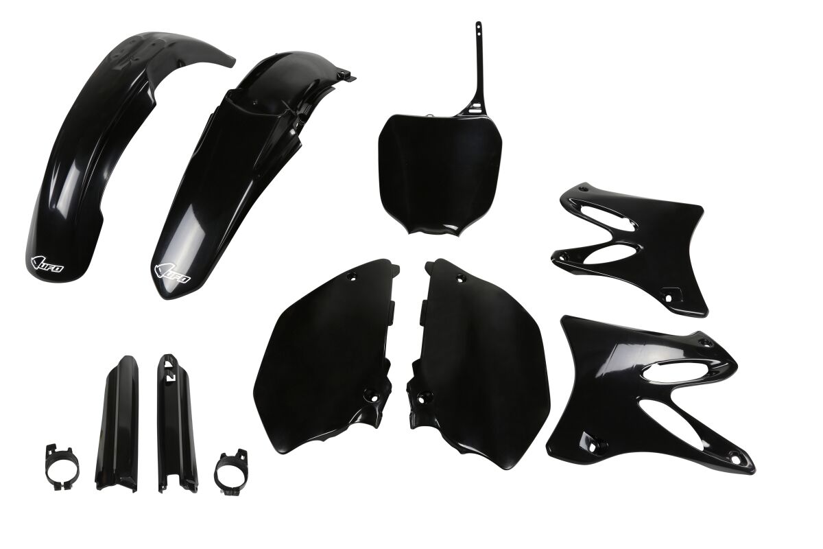 UFO COMPLETE BODY KIT YAMAHA YZ125/250 BLACK YAKIT301F@001