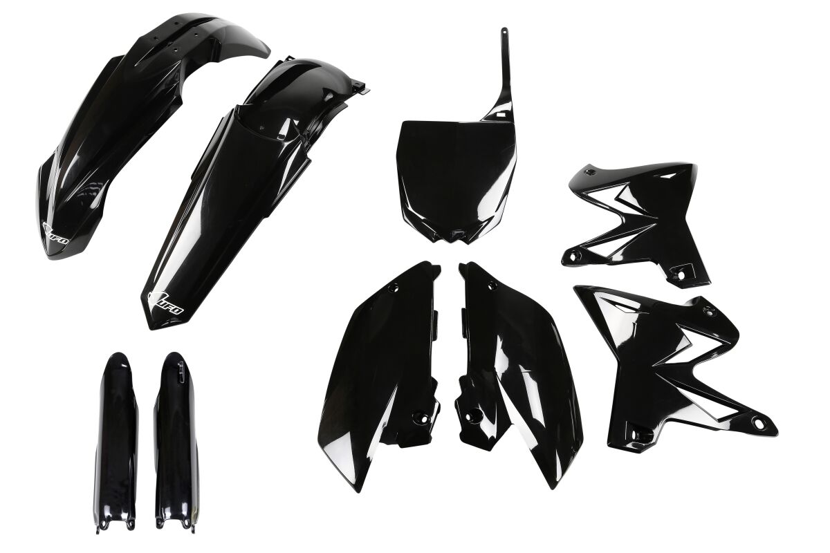 UFO COMPLETE RESTYLE BODY KIT YAMAHA YZ125/250 BLACK YAKIT312F@001