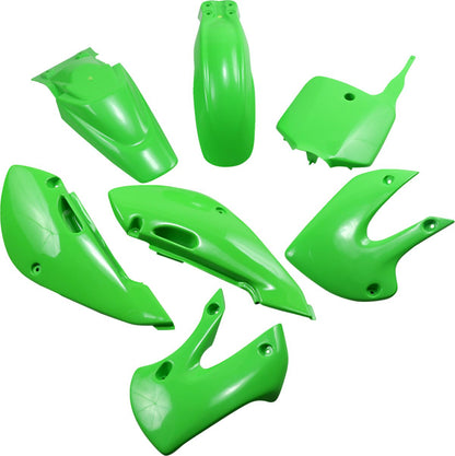 UFO COMPLETE BODY KIT KAWASAKI KLX110 KX-GREEN KA37002@026
