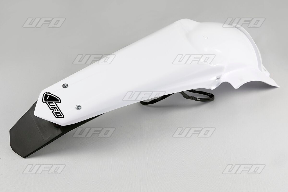 UFO ENDURO REAR FENDER W/ LED-LIGHT YAMAHA WR450F WHITE YA04831#046