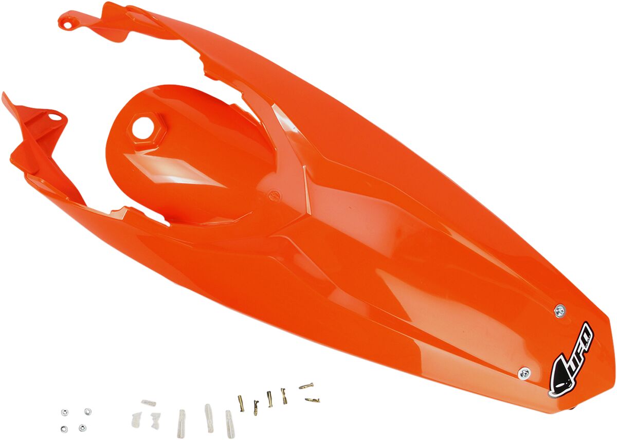 UFO ENDURO REAR FENDER W/ LED-LIGHT KTM SX/SX-F ORANGE KT04027#127
