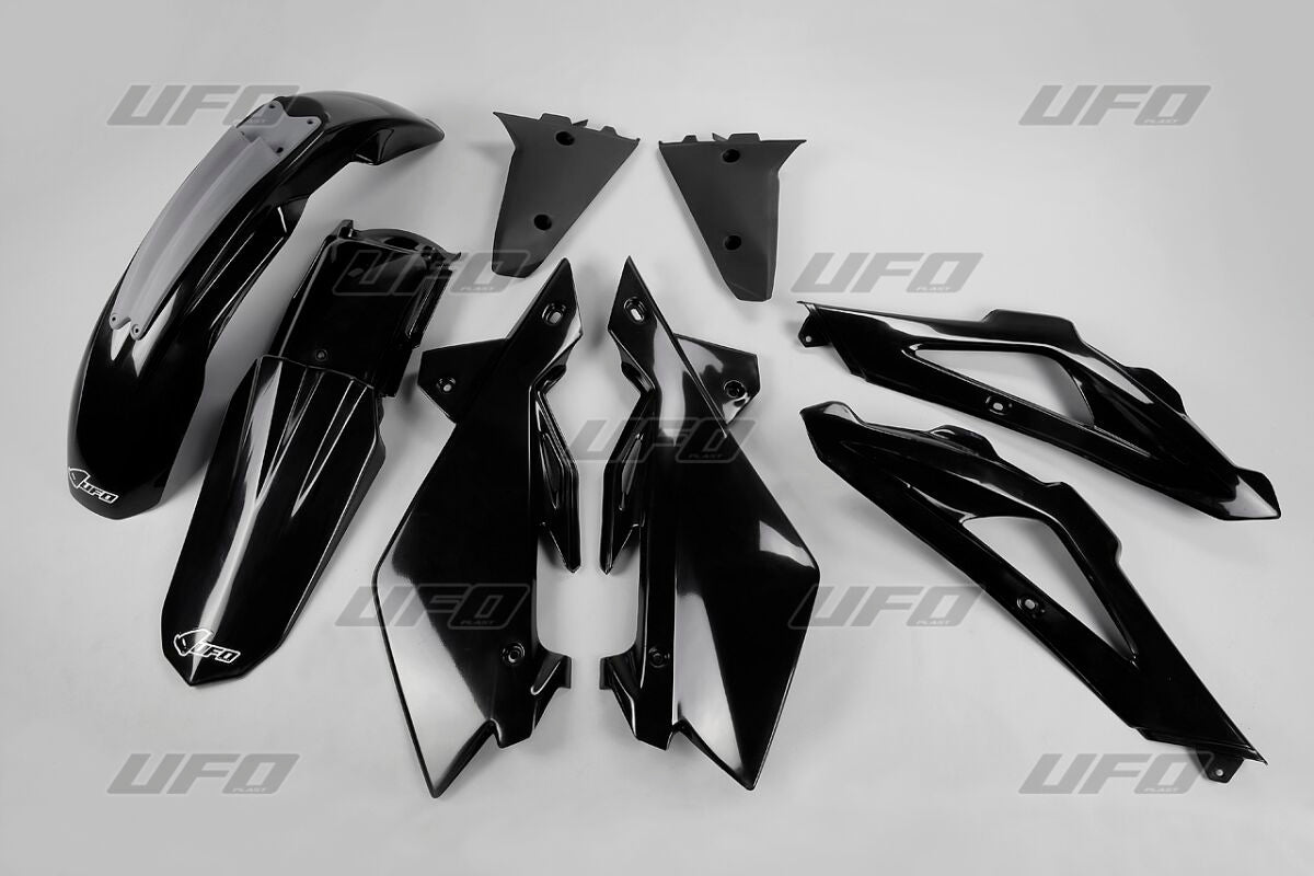 UFO COMPLETE BODY KIT HUSQVARNA TC 250/300/450 BLACK HUKIT602@001