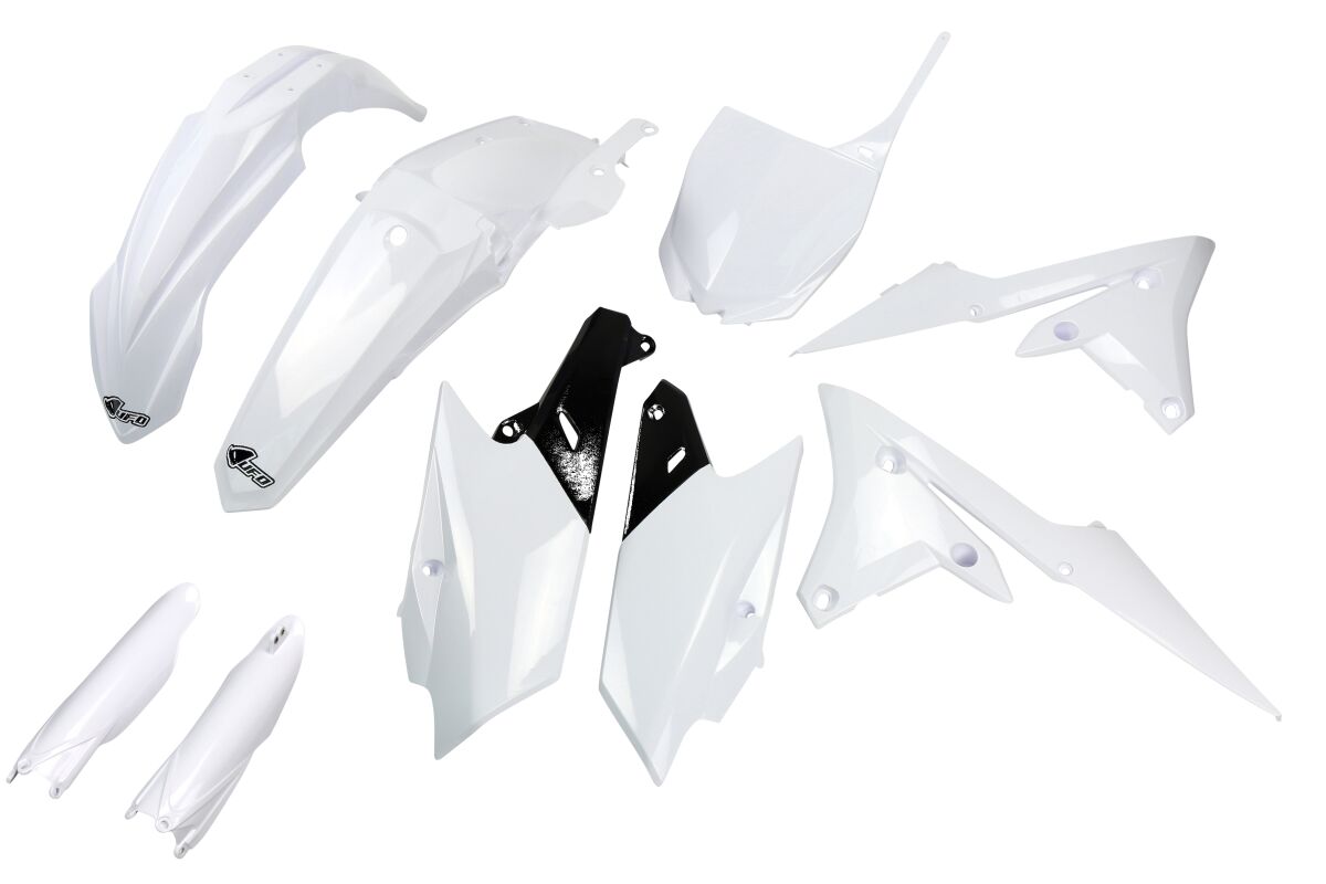UFO COMPLETE BODY KIT YAMAHA YZ250/450F WHITE YAKIT318F@046