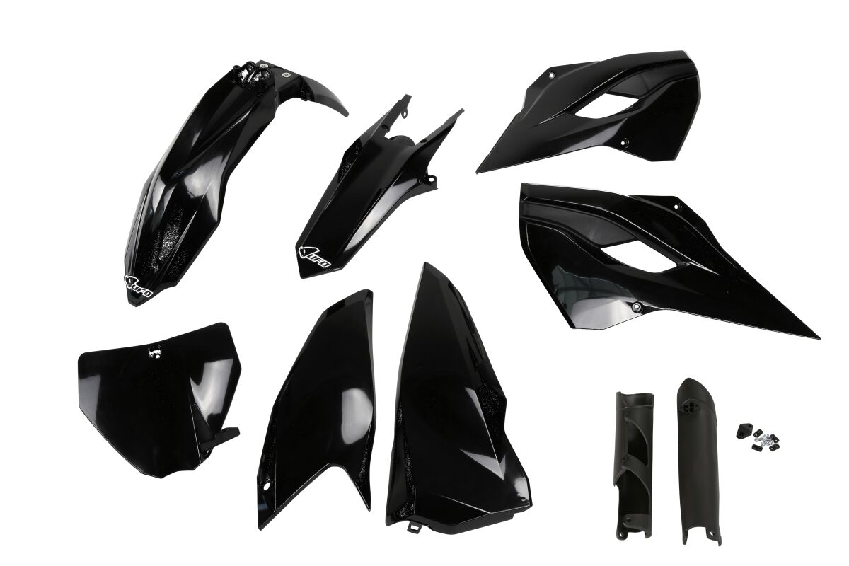 UFO COMPLETE BODY KIT HUSQVARNA TC/FC BLACK HUKIT613F@001