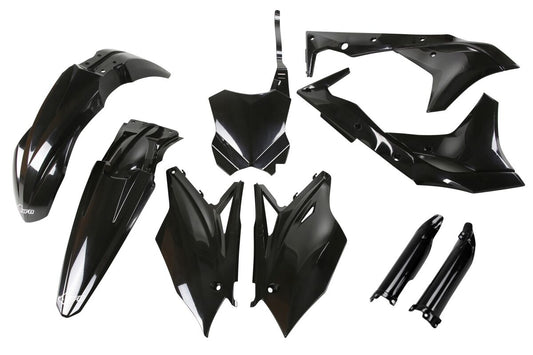 UFO Complete Body Kit Kawasaki KXF250 Black KAKIT224F@001